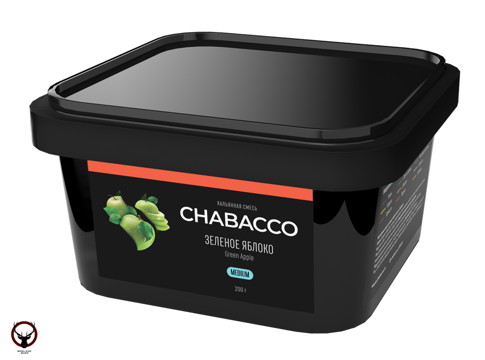 Chabacco  MEDIUM - Green Apple (200g)