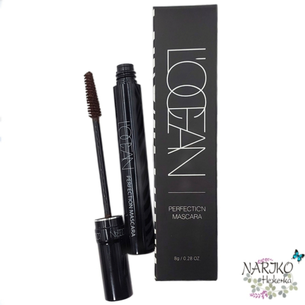 Тушь для ресниц Удлинение и Объём коричневая L'OCEAN Perfection Mascara №20 Brown, 8 мл.