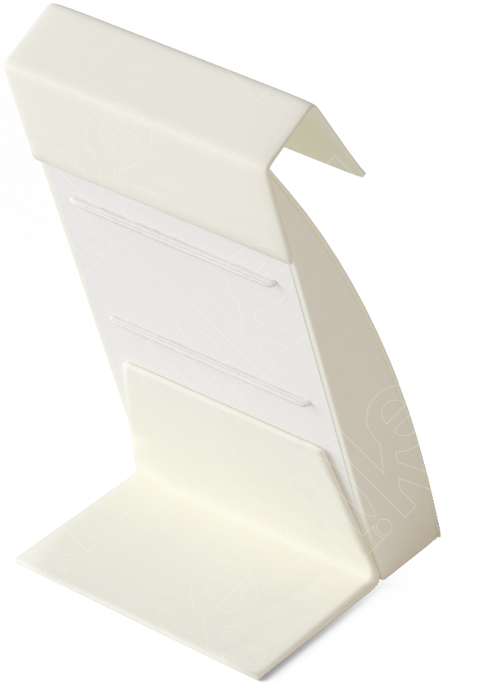 Подставка для гарнитура/изогнутая/2 отверстия на планке/язычок/ф.№6 (2 шт.)