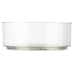 Органайзер вращающийся CLEAR (23.2х23.2х9см) Mallony