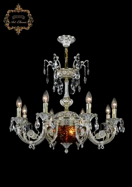 Подвесная люстра Art Classic 31.12.8.KR175SP.250IT.GW.Sp.Amber.1A