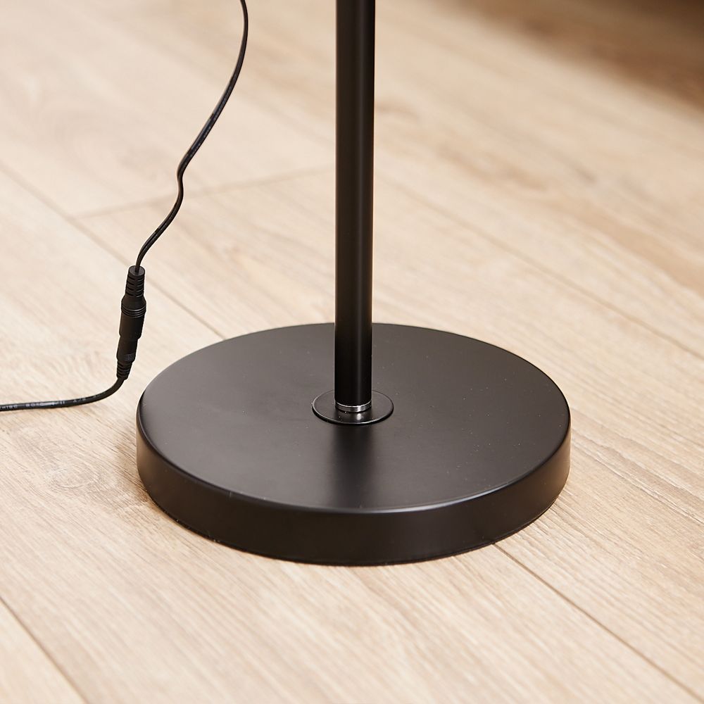 ULM-T619 10W-3000-6500K-DIM BLACK Торшер напольный светодиодный. 10W. с регулировкой наклона. Сенсорный выключатель. Диммер. Черный. ТМ Uniel