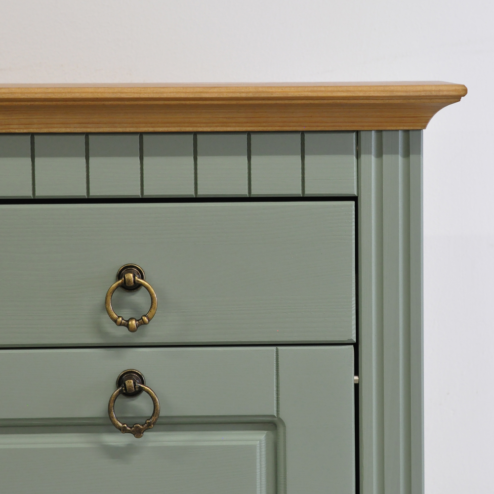 Тумба для обуви Неаполь 87х169х21 из сосны, эвкалипт