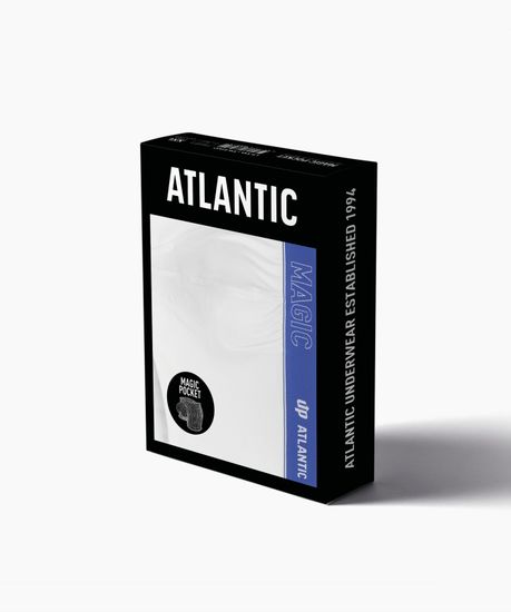 Трусы мужские боксеры (1 шт) Atlantic MH-1200, хлопок, белый