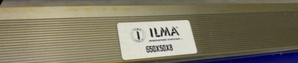 Нож бланкетный с насечкой HSS 650x50x8 ILMA