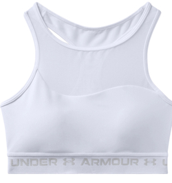 ТОП теннисный Under Armour Mid Crossback - white