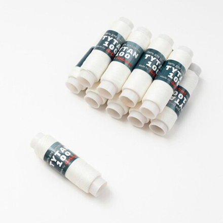 Нить для бисера Tytan 100, №1500, белая, 100м