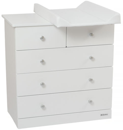 Детский пеленальный комод Mr Sandman Joss 5 ящиков Белый