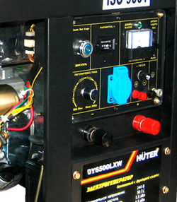 6500LXW DY Электрогенератор с функцией сварки, с колёсами