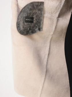 Дубленка зимняя натуральная длинная оверсайз