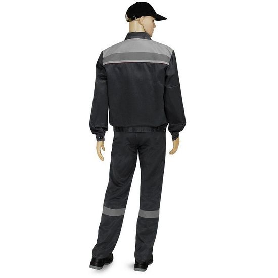 Костюм "Нова" полукомбинезон (серый/с.серый)