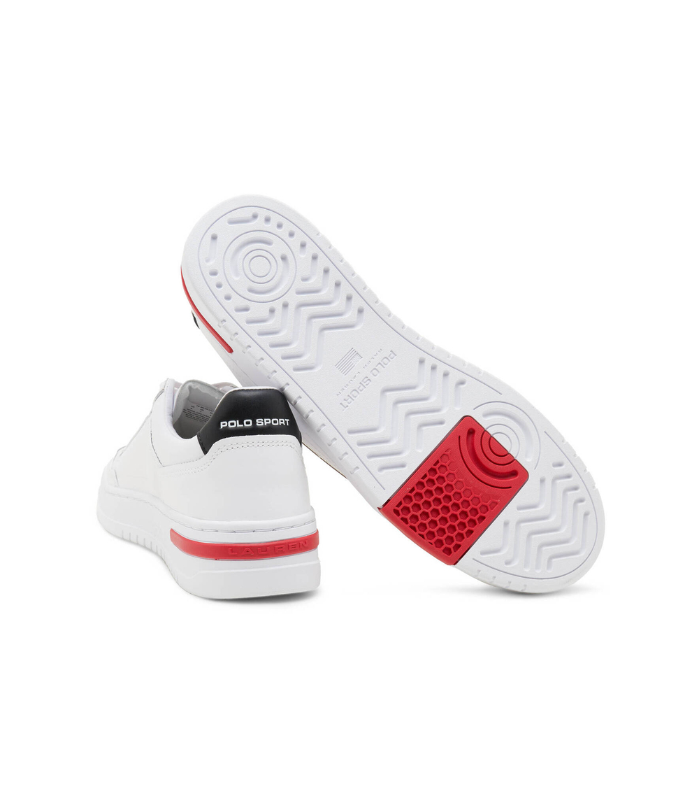 Кожаные кроссовки ps 300 POLO RALPH LAUREN - белый(809931902)