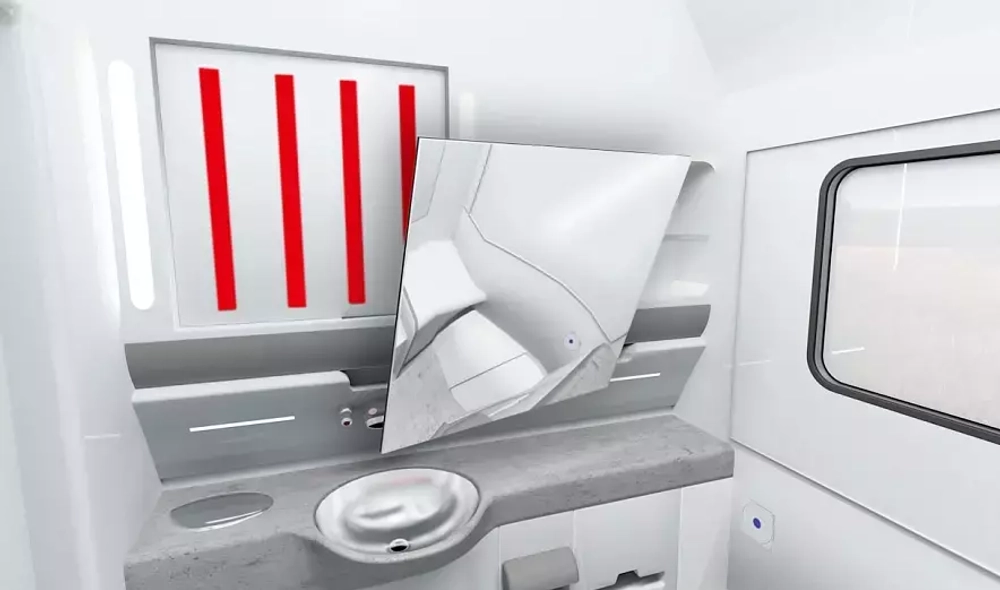 монтаж зеркала