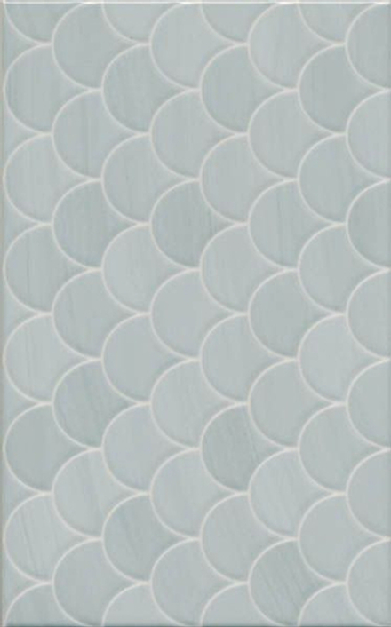 Настенная плитка Сияние голубой структура (6376)