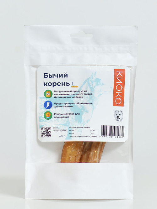 КиоКо лакомство для Собак Бычий корень L 40 гр.