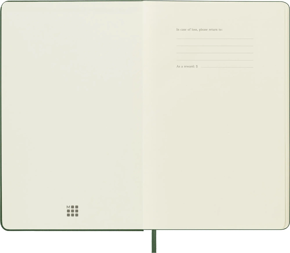 Ежедневник на 2025 год Moleskine Classic (DHK1512DC3) 13х21см твердая обложка зеленый