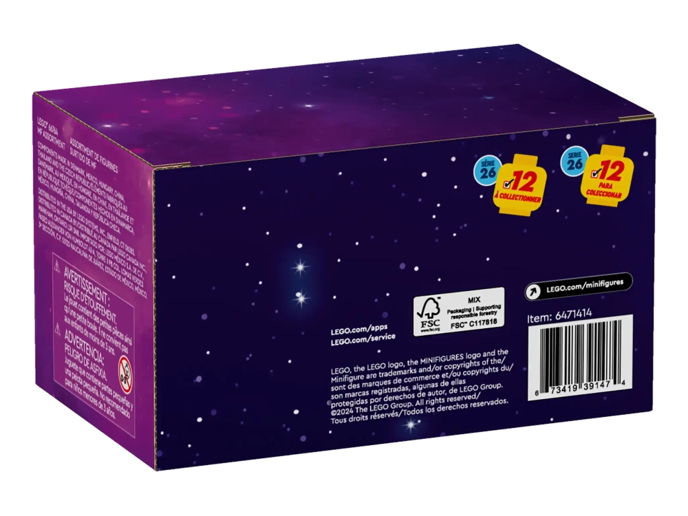 Конструктор LEGO Minifigures 66764 Space 6 случайных фигурок