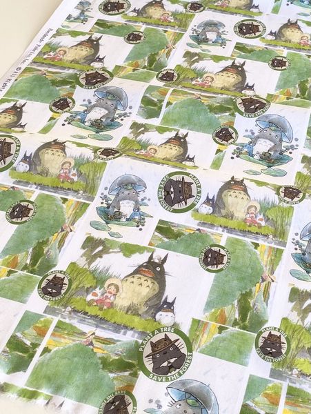 ТОТОРО, 100% , отрез 90 см хлопок Handmade Fabrics 3