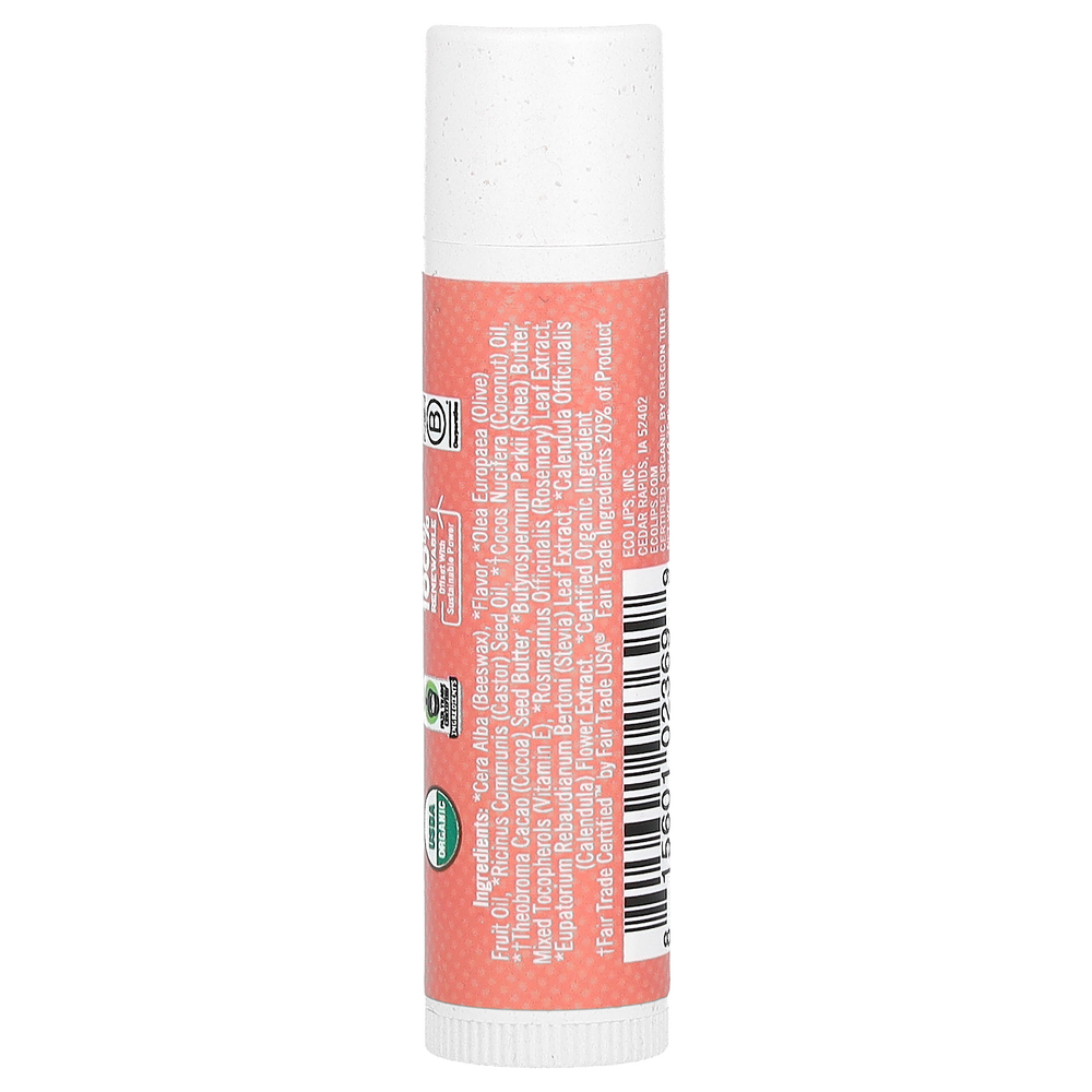 Eco Lips, Melon Dramatic, бальзам для губ, арбуз, 4,25 г (0,15 унции)