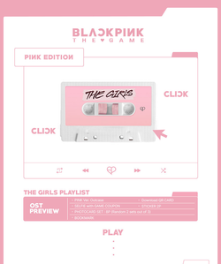 Набор BLACKPINK - OST [THE GIRLS] (Reve/DIGITAL)
