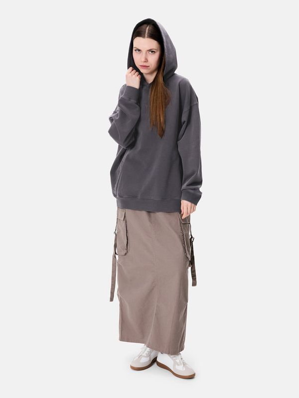 Худи «Y» Garment Dyed графитовое - фото 2