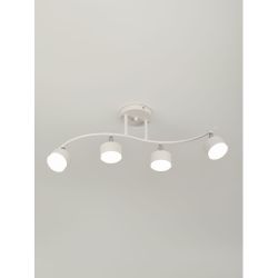 Светильник настенно-потолочный спот Rivoli   7080-704 4хGX53 15 Вт поворотный