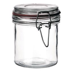 Банка для подачи и хранения 225 мл стекло с крышкой и бугельным замком d 7,7 см h10,1 см P.L.
