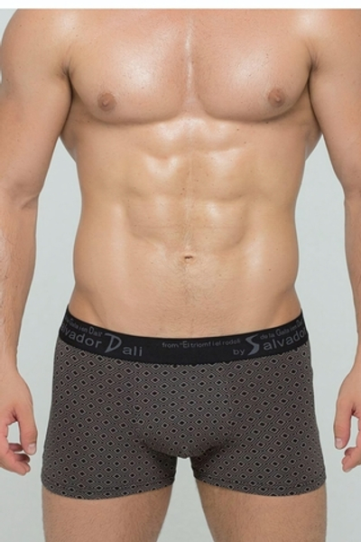 Мужские трусы-боксеры на широкой резинке (Размер: XL) (Цвет: серый)