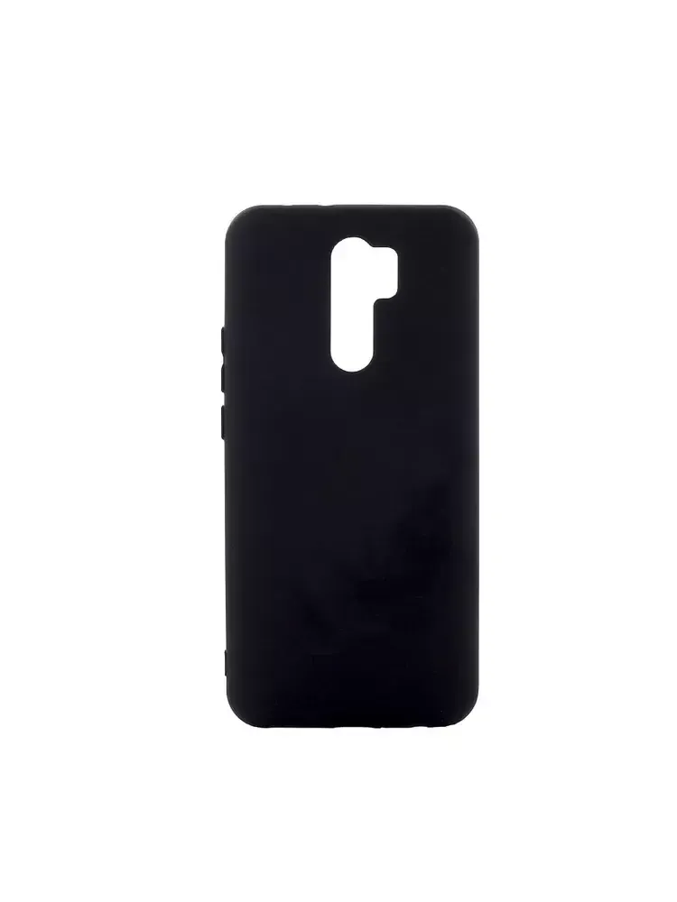 Накладка Xiaomi Redmi 9 силикон матовый Black Zibelino