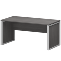 Стол руководителя НТМ-160 Лиственница/Металлик 1600x800x750 Аргентум-М