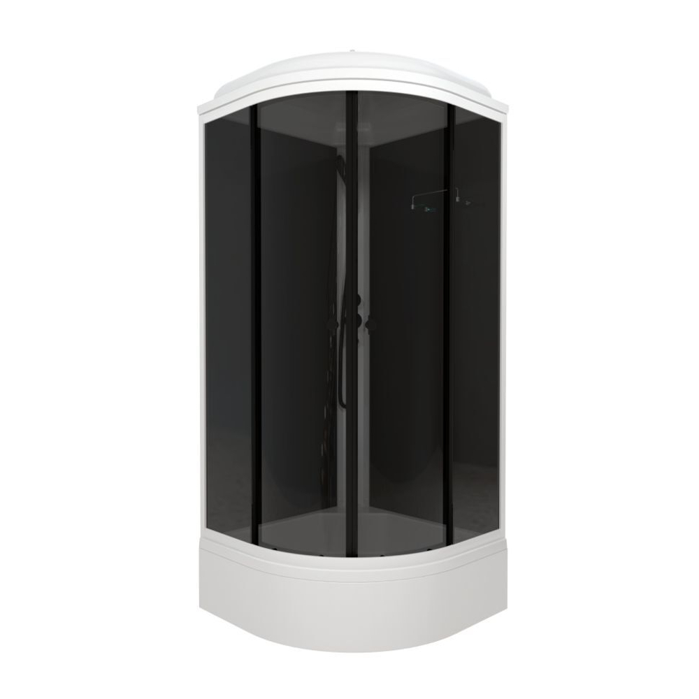 Душевая кабина DIONRIA (90х90) стекло грэй, поддон средний