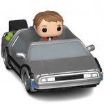 Фигурка Funko Bitty POP! Rides BTTF Marty McFly and Time Machine