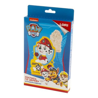 Роспись по дереву Игрушка-сувенир "Щенячий патруль. Маршалл" (Lori)