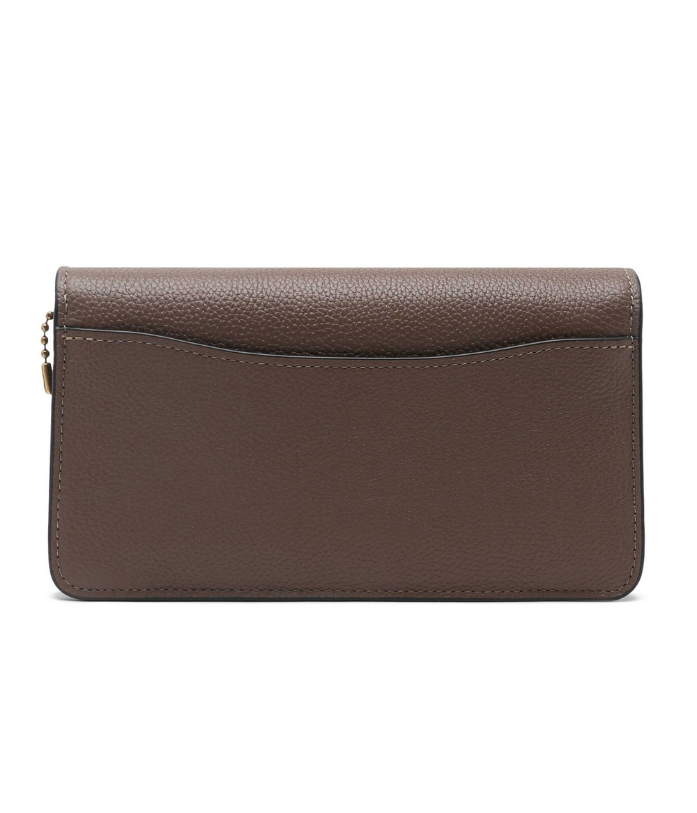 Кожаная сумка-мессенджер Tabby Coach - коричневый(CE772)