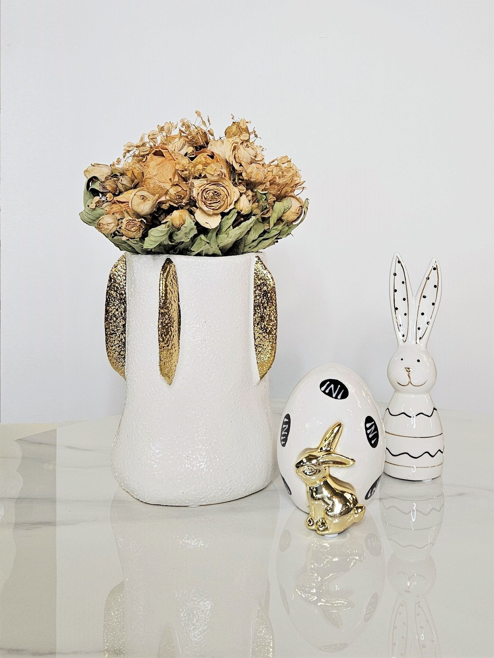 Ваза Golden fish scale vase B