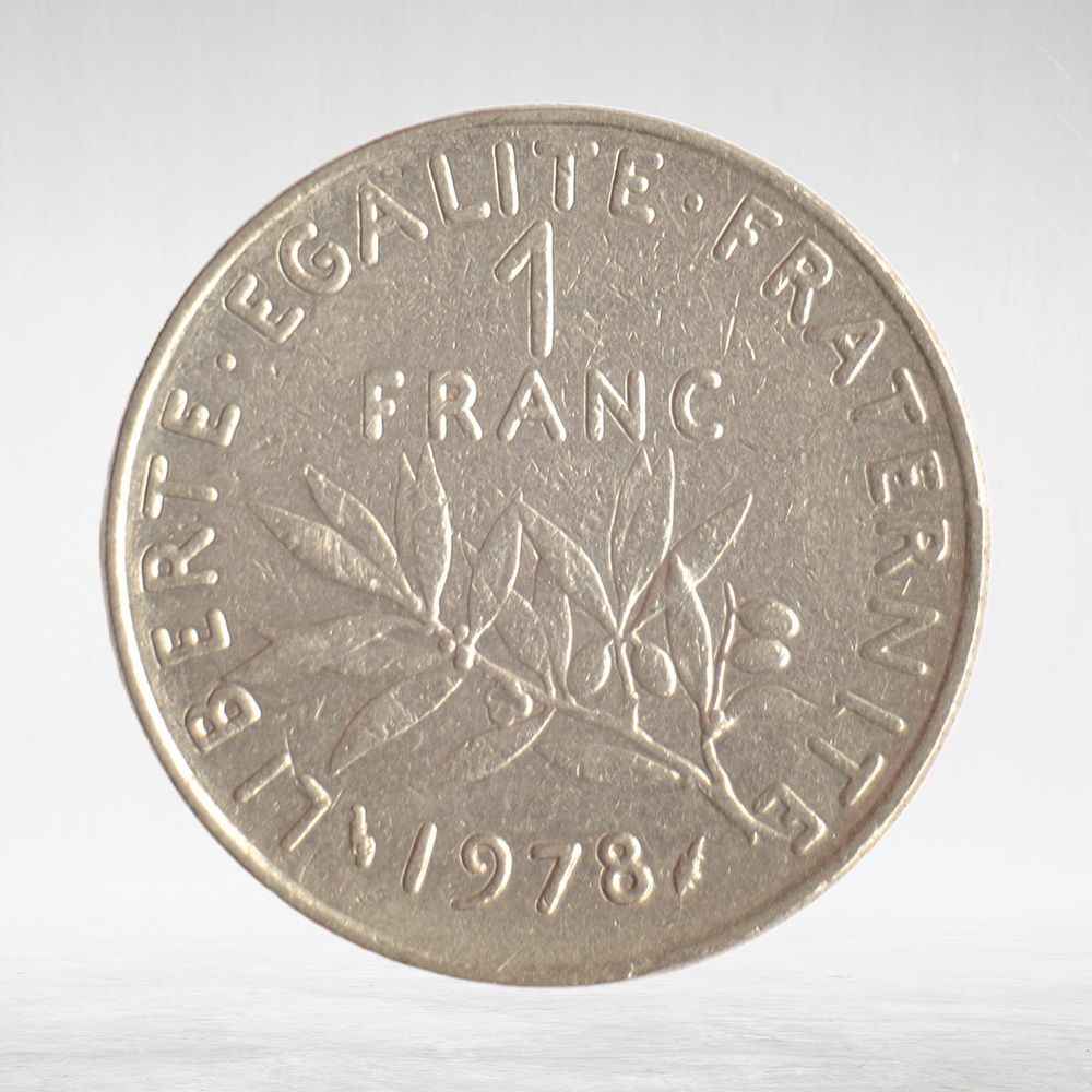 France, 1 Franc 1978 - Signature "O. Roty", VF