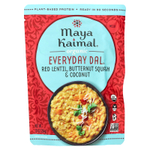 Maya Kaimal, Organic Everyday Dal, красная чечевица, мускатная тыква и кокос, 284 г (10 унций)