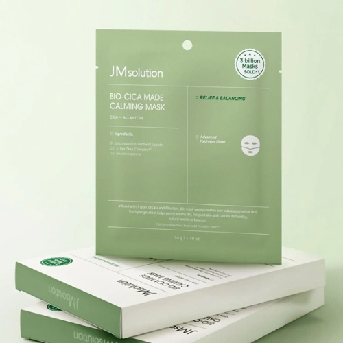 JMsolution Bio-Cica Made Calming Mask гидрогелевая маска с центеллой