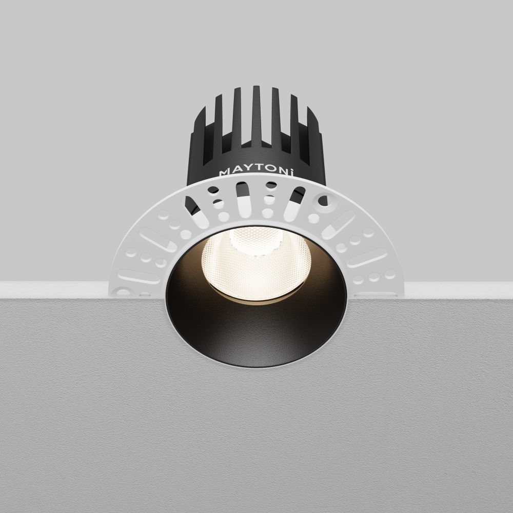 Светильник встраиваемый светодиодный Maytoni   DL121-15W-4K-TRS-B