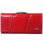 Красный кошелёк женский Coscet нат.кожа CS25-101B