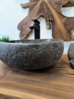Раковина из речного камня RS-65787 44х36х15 из натурального камня