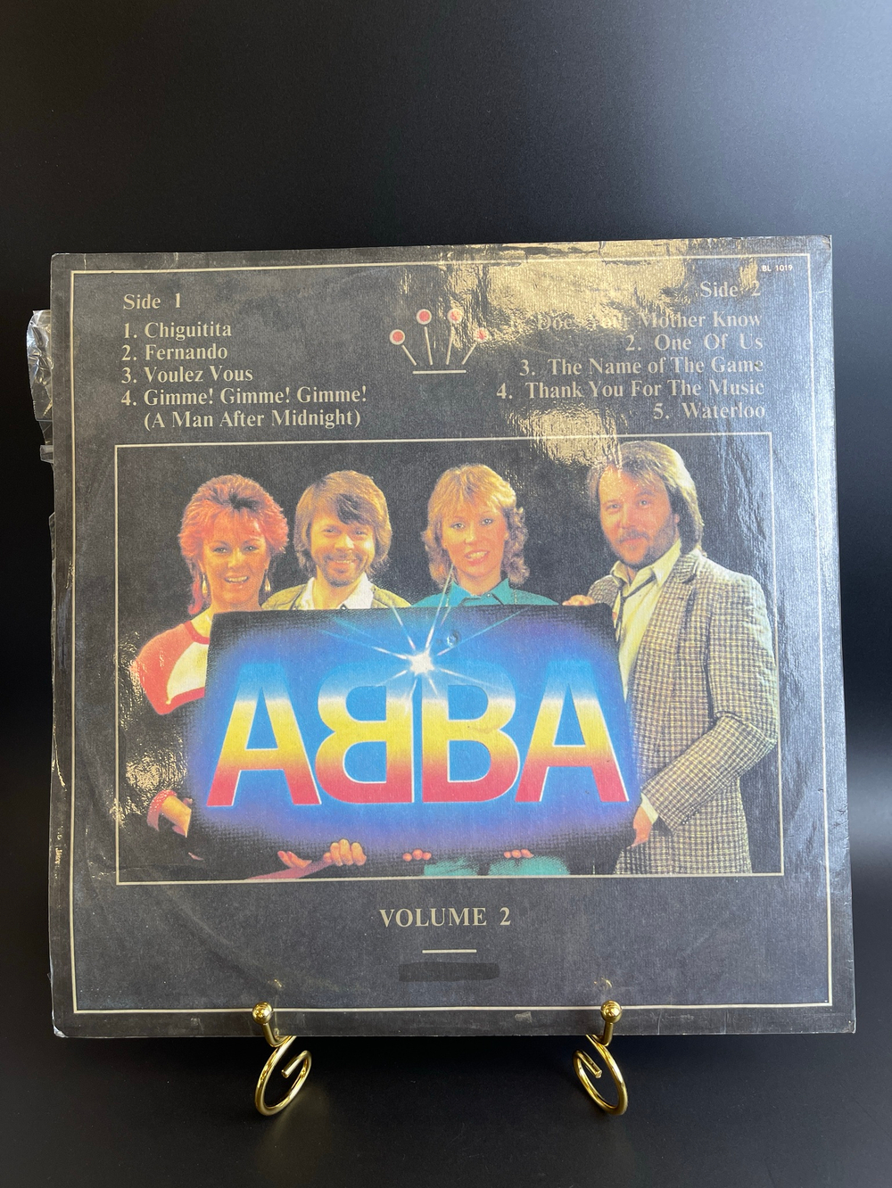 LP ABBA - Gold Greatest Hits Volume 2. Виниловая пластинка 12 дюймов