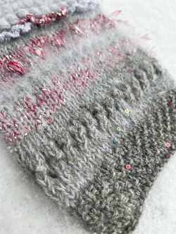 Трикотажная пряжа для вязания Eyre Pailletes с пайетками