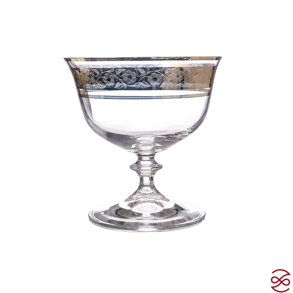 Набор креманок Crystalex Bohemia Клаудиа Золото V-D 105 мл(4 шт)