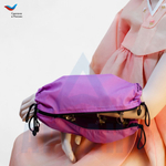 Чехол с открытой кистью на аппарат Илизарова. Ткань Сорочка. Цвет изделия - сиреневый, молния черная. Размер PPO 1