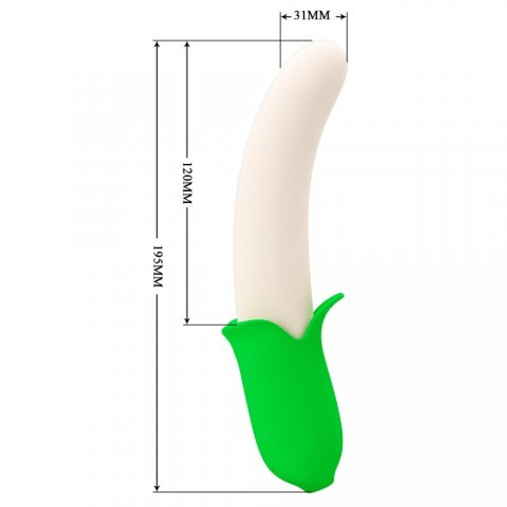 Вибратор Banana Knight, 19,5 см