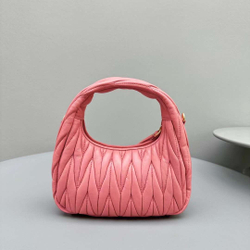 Miu Miu Wander matelassé mini hobo bag