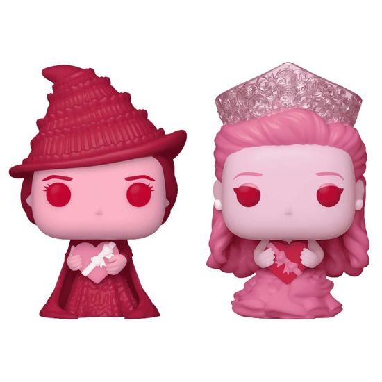 Набор подарочный Funko Pocket POP! Valentines Wicked 2PK 83097 / Фигурка Фанко ПОП! по мотивам фильма "Злая: Сказка о ведьме Запада", Эльфаба и Глинда