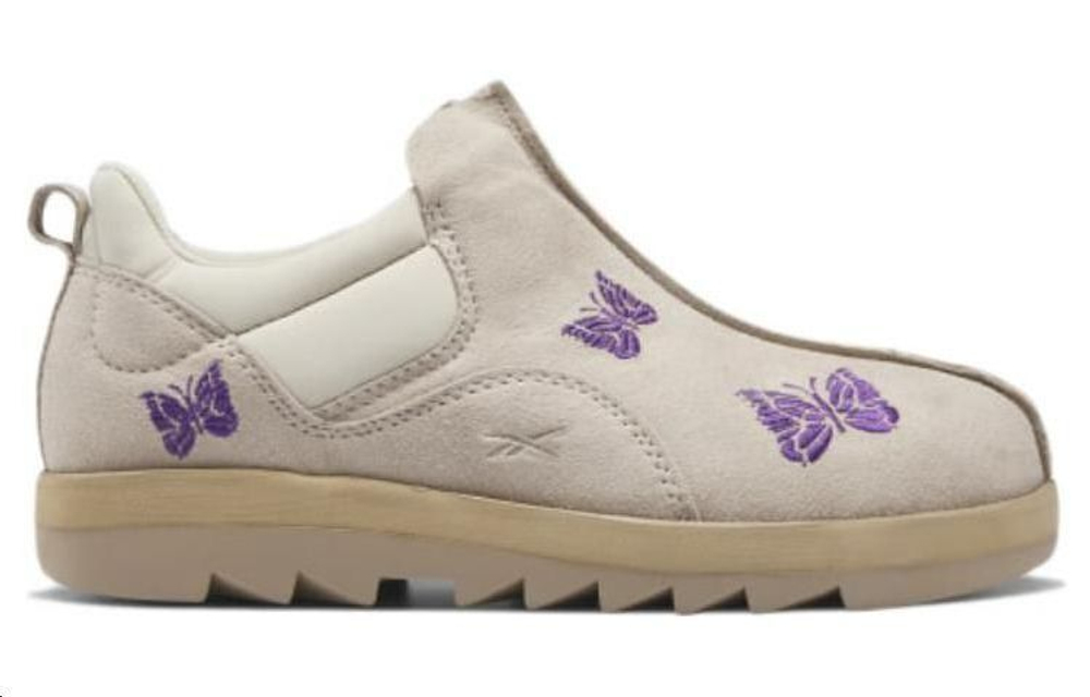 Кроссовки Needles X Reebok Beatnik Moc "Beige Purple"