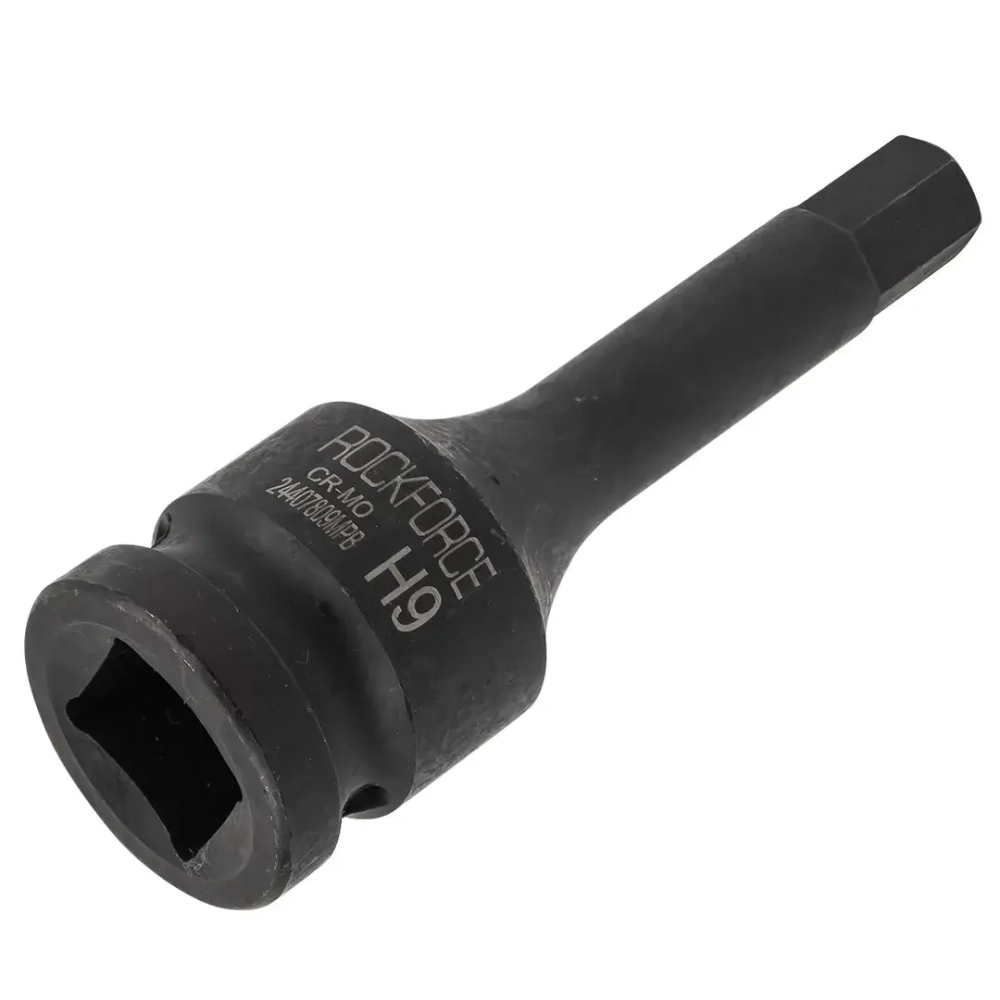 Головка-бита 6-гранная ударная 9мм,1/2'' RockForce RF-24407809MPB